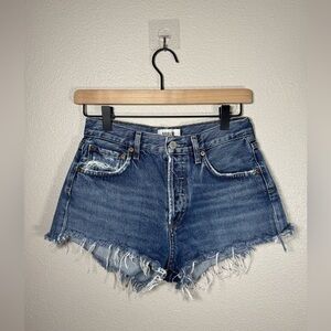 Agolde Blue Jean Shorts